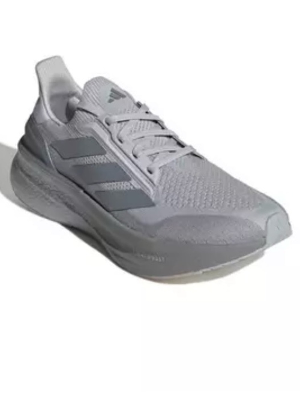 adidas Men's Running Shoe in Light Gray with Dark Gray Stripes